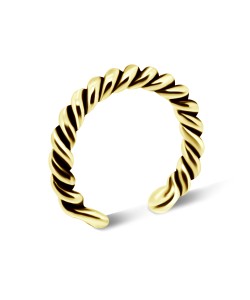 Gold Plated Ear Cuff Unique Twist EC-722-GP